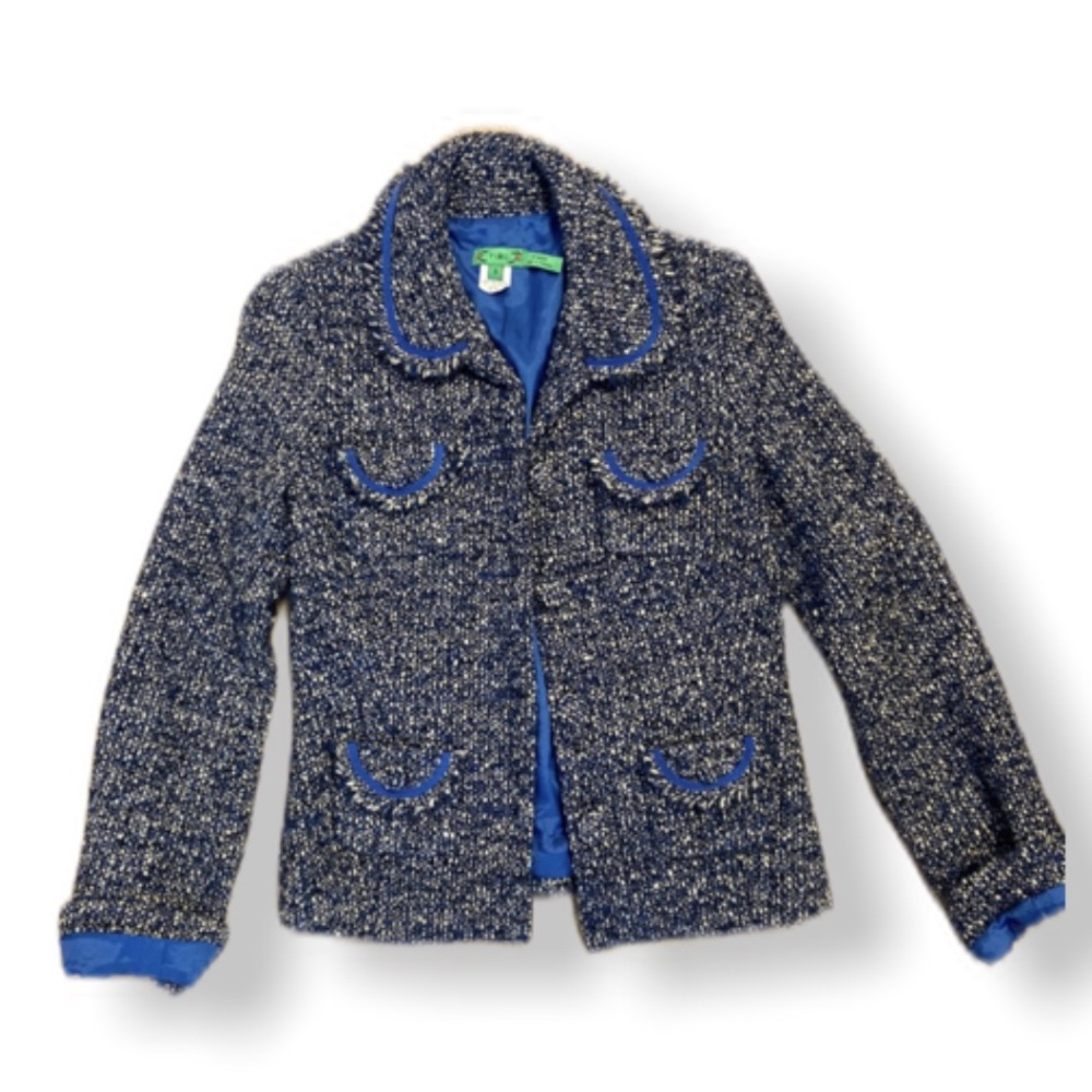 Adorable Tibi Multi Color Tweed  Blazer